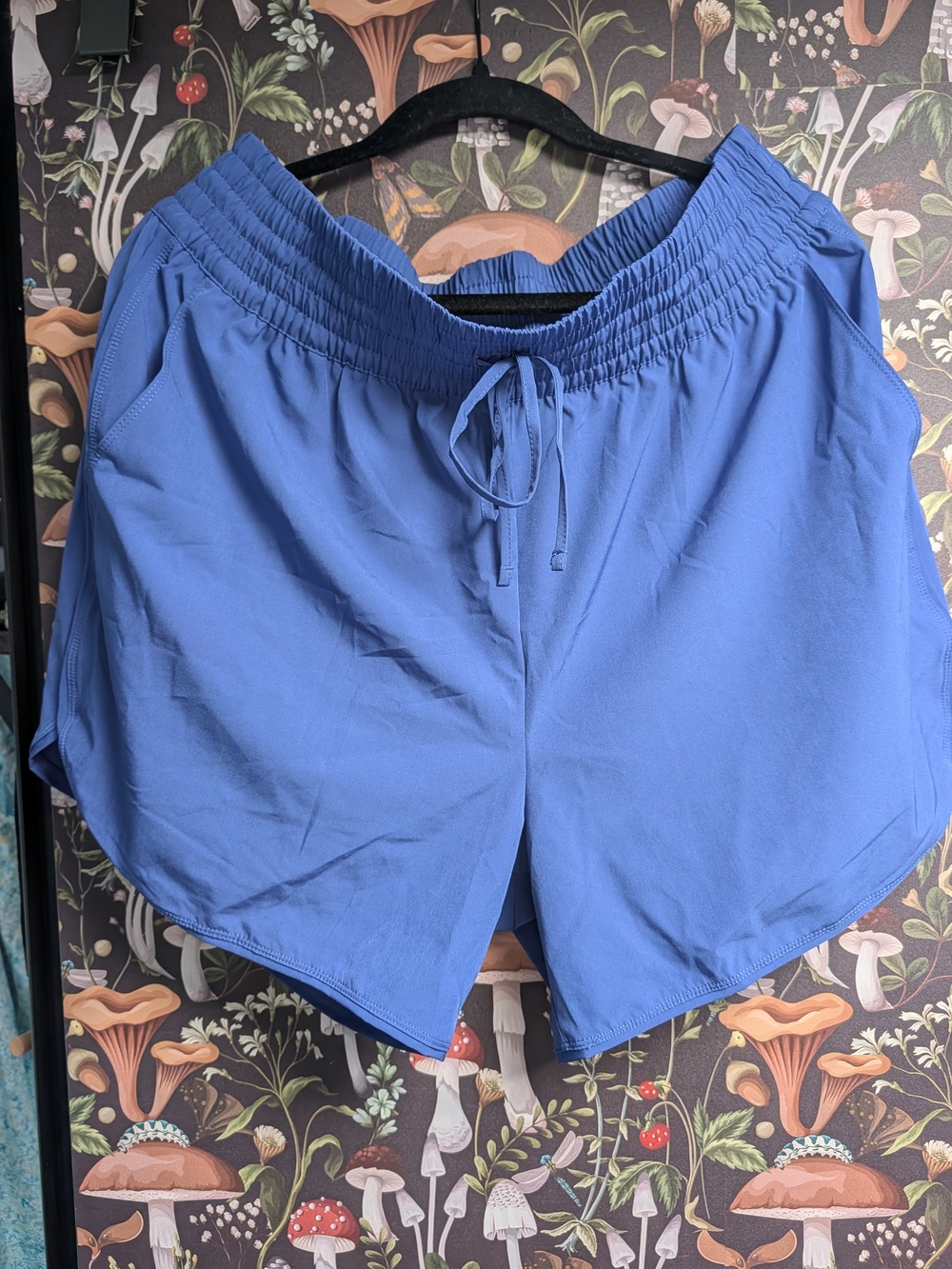 Lands' End Royal Blue Women's Athletic Pull-On Shorts